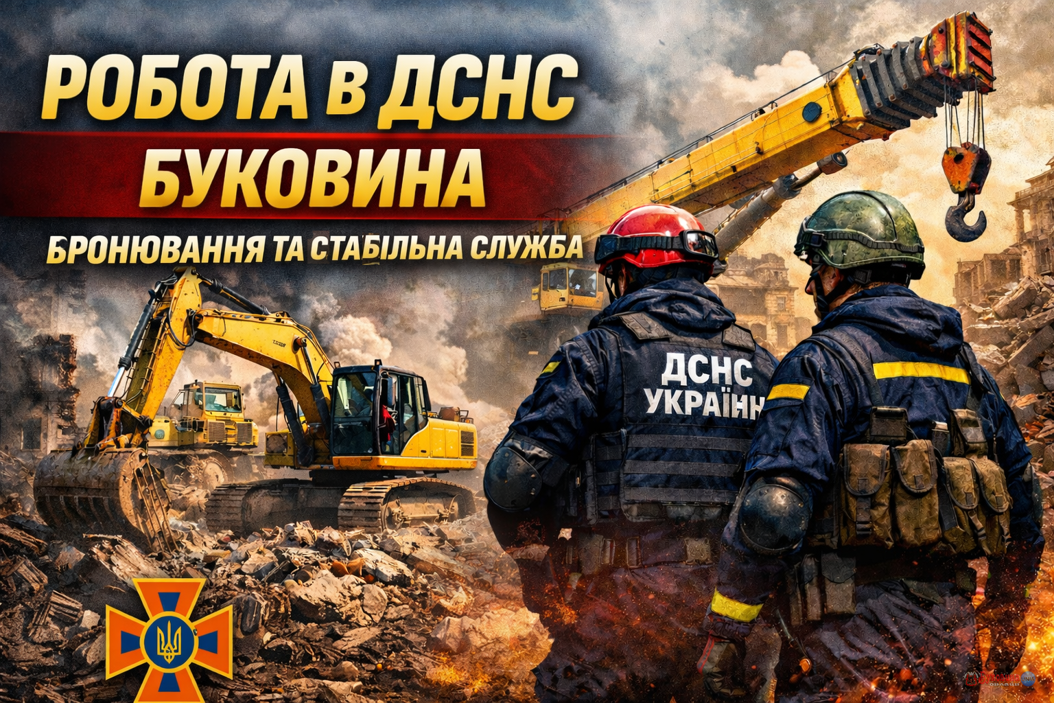 На Буковині терміново шукають водіїв і машиністів техніки: ДСНС оголосила набір із бронюванням